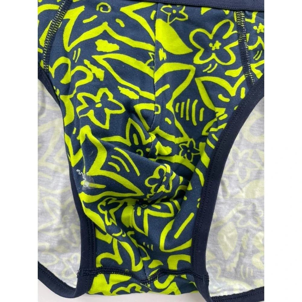 Bike Athletic Underwear Men's 2XL Flower Party Stretch Elastic Waist Brief‎ NWT